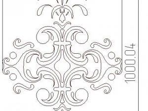 decorsymmetrical548x1000x15 3D Model