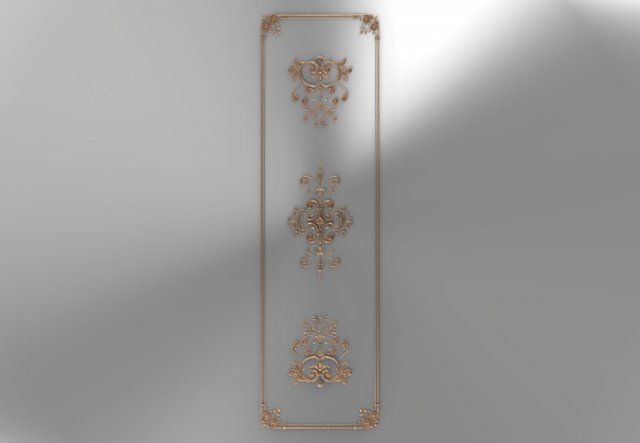 decorativepanel013600x1100x20 3D 모델 .c4d .max .obj .3ds .fbx .stl .blend 