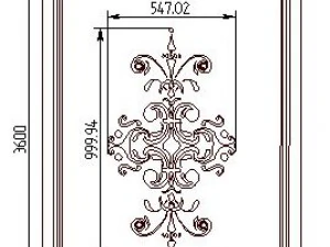 decorativepanel013600x1100x20 3D Model