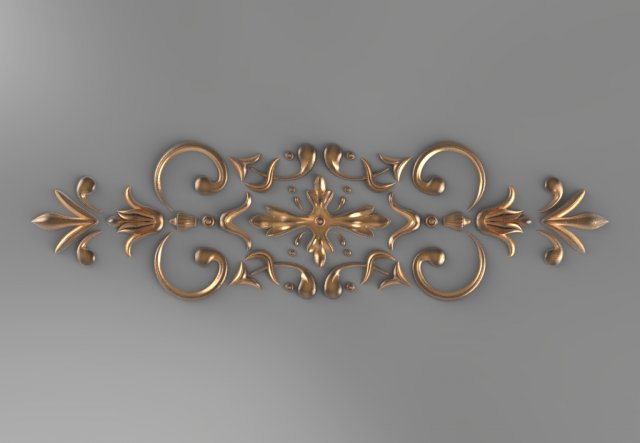 decorsymmetrical276x998x12 Model 3D .c4d .max .obj .3ds .fbx .stl .blend 