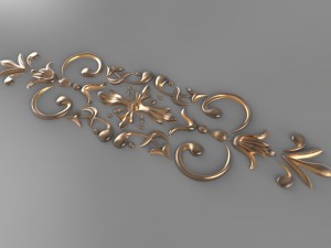decorsymmetrical276x998x12 Model 3D