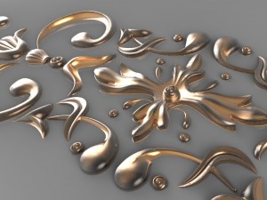 decorsymmetrical276x998x12 Model 3D