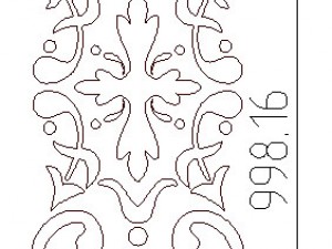 decorsymmetrical276x998x12 Model 3D
