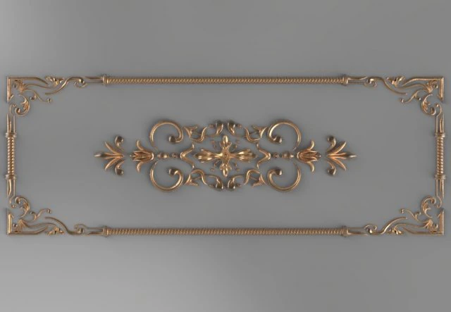 decorativepanel372x1006x10 3D Model .c4d .max .obj .3ds .fbx .stl .blend 