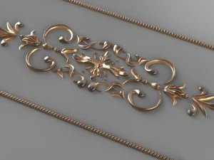 decorativepanel372x1006x10 3D Model
