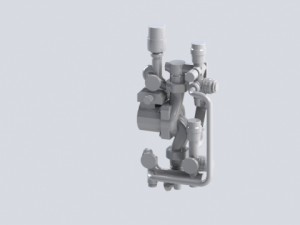 the mixing unit floor Model 3D