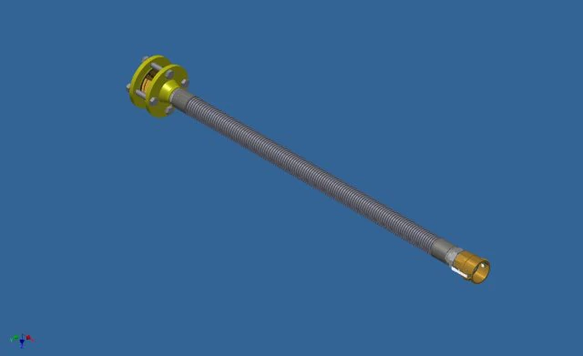 gas metal hose 3D Model .c4d .max .obj .3ds .fbx .stl .blend 