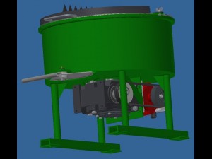 mixer concrete Model 3D