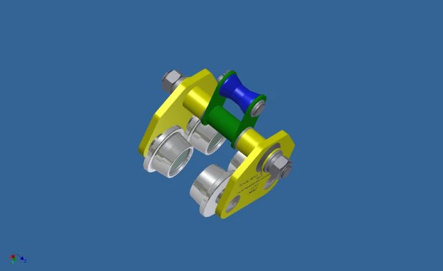the mechanism of movement of hand hoist 3D Model .c4d .max .obj .3ds .fbx .stl .blend 