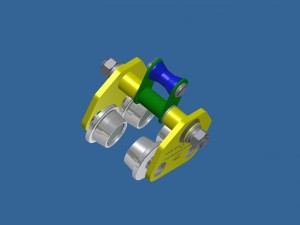 the mechanism of movement of hand hoist Model 3D