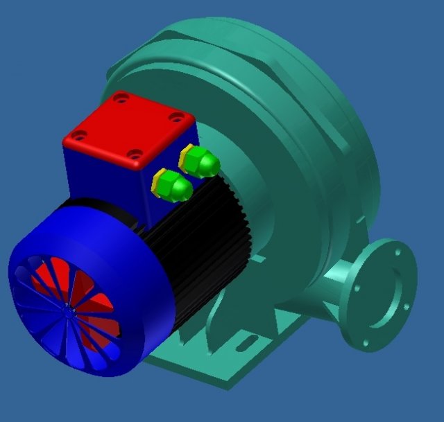 ventilator 3D Model .c4d .max .obj .3ds .fbx .stl .blend