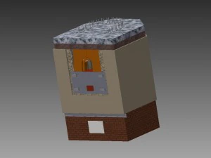 pot electric furnace 3D Model