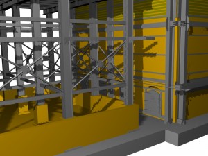 glass melting furnace -a full working project 3D Модель