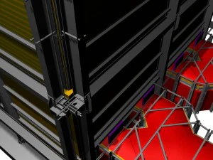 glass melting furnace -a full working project 3D Model
