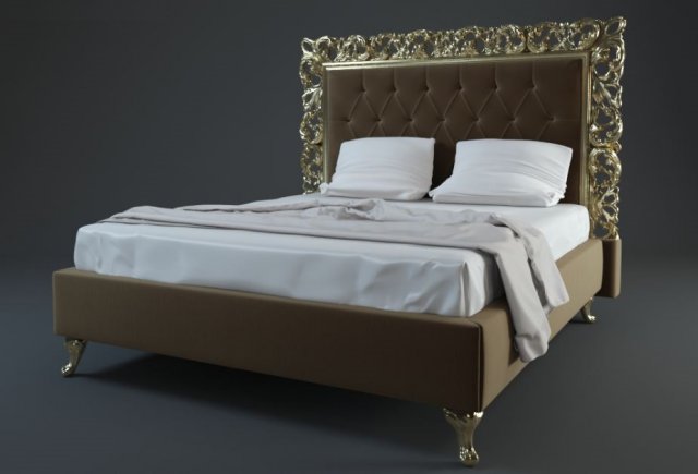 bed 3D Model .c4d .max .obj .3ds .fbx .stl .blend