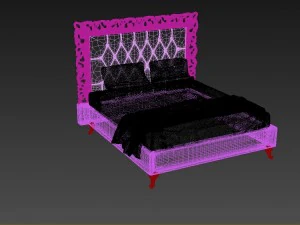 Bett 3D Modell