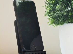 Infinity phone stand sound amplifying design - iphone 6 7 and 8 3D Print Model