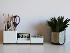 Modular Desk Organizer 3D Print Model