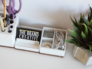 Modular Desk Organizer 3D Print Model