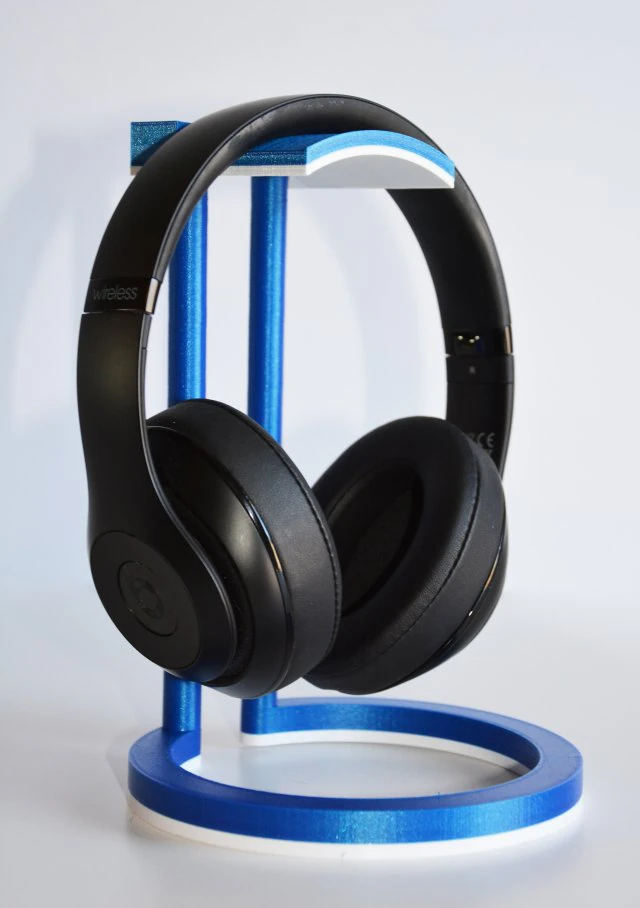 Dual color infinity headphone stand 3D Print Model .c4d .max .obj .3ds .fbx .stl .blend