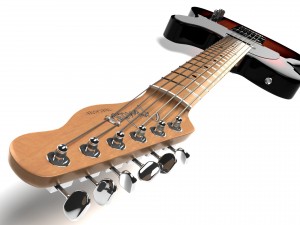 fender telecaster 1966 sunburst 3Dモデル