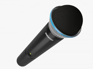 microphone shure beta 58a wireless 3D Model