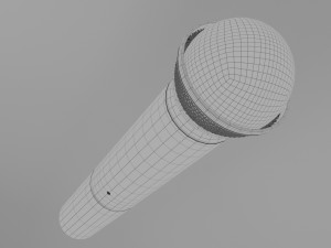 microphone shure beta 58a wireless Modello 3D
