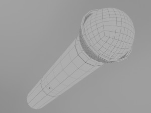 microphone shure beta 58a wireless Modello 3D