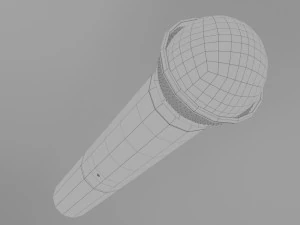 microphone shure beta 58a wireless 3D Model