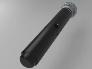 microphone shure beta 58a wireless 3D Model
