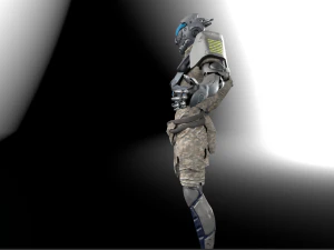 scifi robot 3D Model