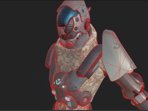 scifi robot Modèle 3D