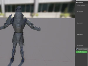 scifi robot 3D Model