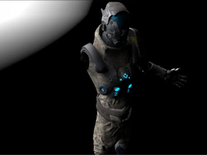 scifi robot 3D Model