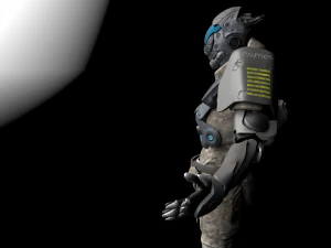 scifi robot 3D Model