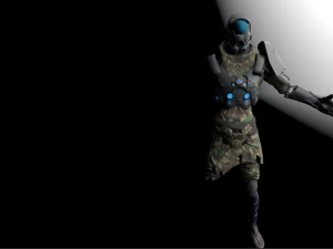 scifi robot 3D Model
