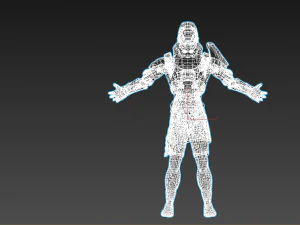 scifi robot 3D Model