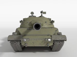 abt-120 - realistic cold war era mbt 3D Model