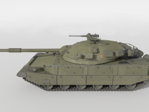 abt-120 - realistic cold war era mbt Model 3D