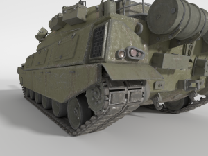 abt-120 - realistic cold war era mbt Model 3D