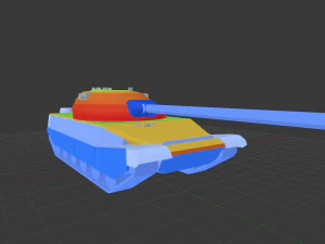 abt-120 - realistic cold war era mbt 3D Model