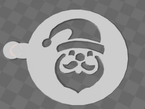 plantilla capuchino con santa claus Modelo de impresión 3D