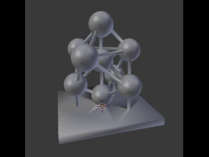 sosok di atas meja Model Cetak 3D