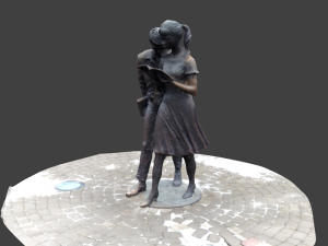 monument shura and lidochka 3d 3D 모델