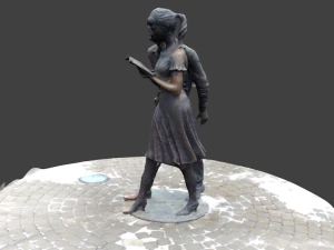 monument shura and lidochka 3d 3D Model