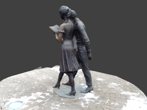 monument shura and lidochka 3d 3D 모델