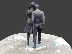 monument shura and lidochka 3d 3D 모델