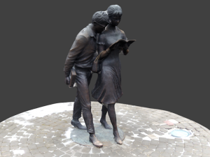monument shura and lidochka 3d 3D 모델