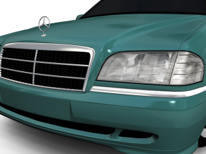 mercedes-benz c-class c200 w202 3D Model