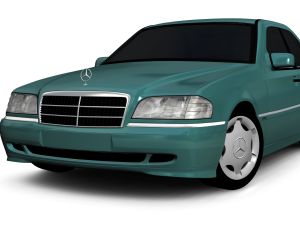 mercedes-benz c-class c200 w202 3D Model